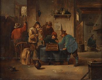 DAVID TENIERS D.Y, after, oil on panel, 19th Century, bears signature.