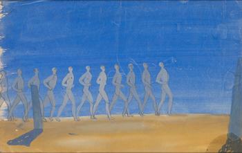Otto Mäkilä, "Mailin juoksu" (The Mile Run).