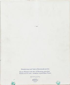 MAX WALTER SVANBERG, tryck på porslin, Rörstrand, sign.