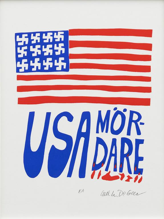 Carl Johan De Geer, "USA Mördare".