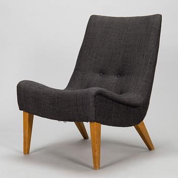 A 1950's easy chair probably Aarne Ervi marked TY-K A6 114.