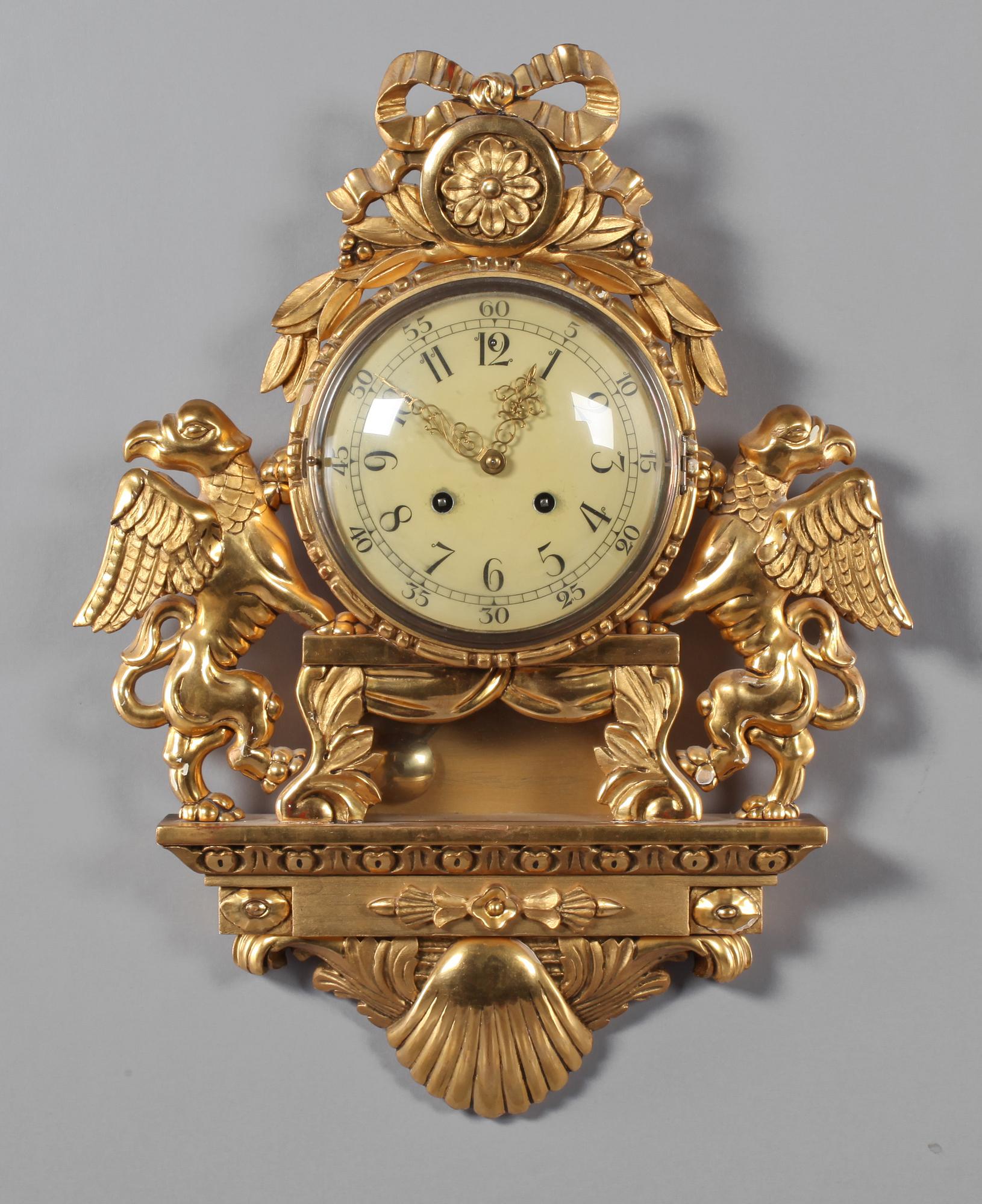 VÄGGUR, empirestil, omkring 1900-talets mitt.