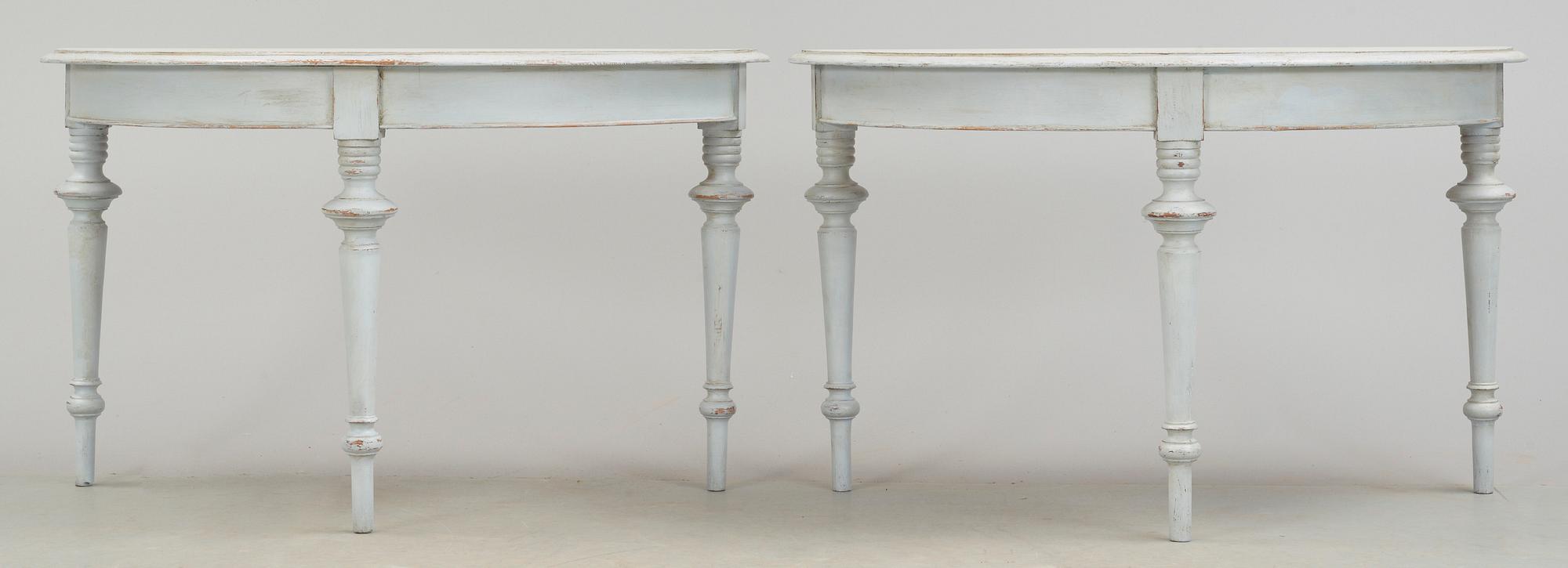 MÅNBORD, 2 delar, 1800-talets slut.