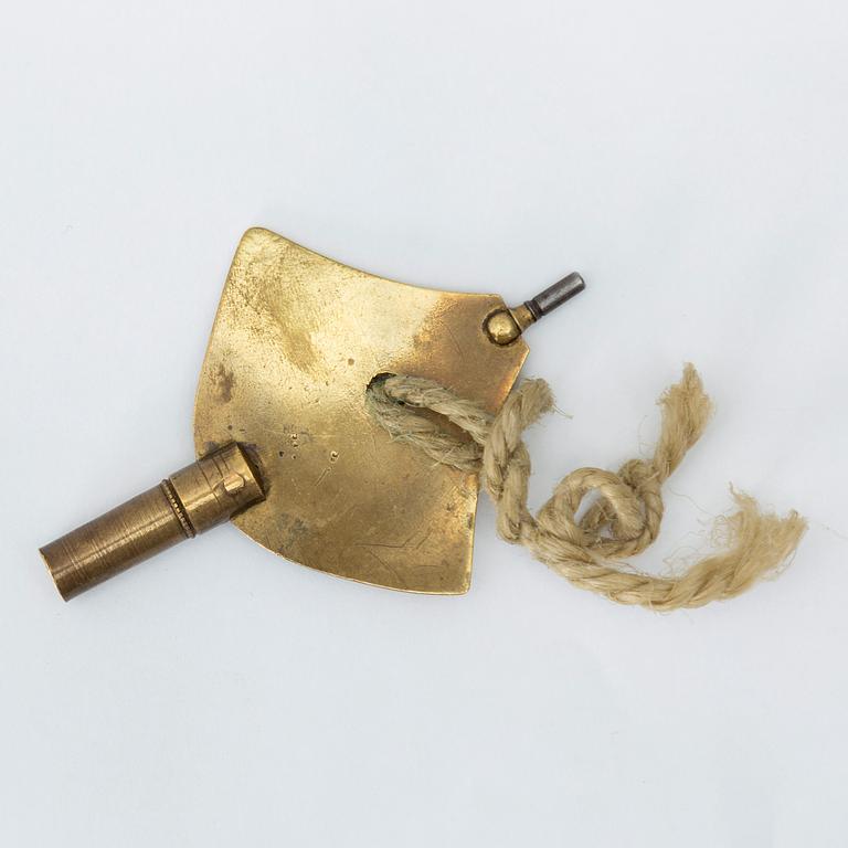 A Neo-rococo wall clock by Johan W. Berg, Karlstad, Sweden, ca. 1860.