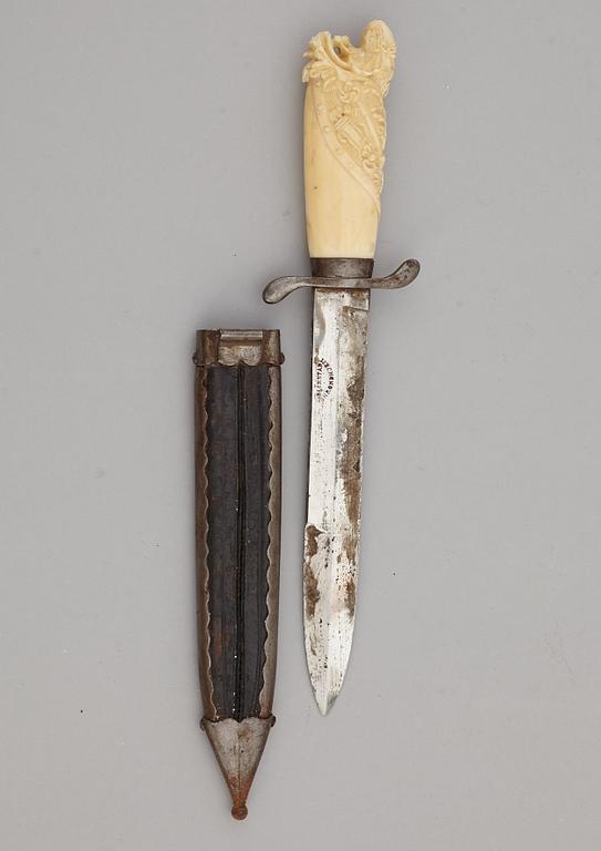 KNIV, Norge, s.k. Tollekniv, 1800-talets slut.