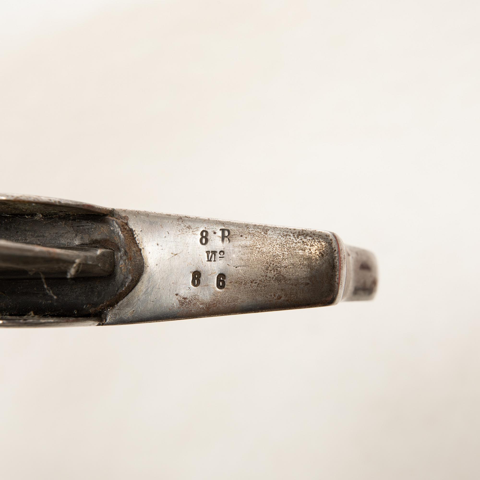 Swords 2 pcs, Swedish, m/1867 for the cavalry, and m/1831 for artillery personnel, with scabbard.