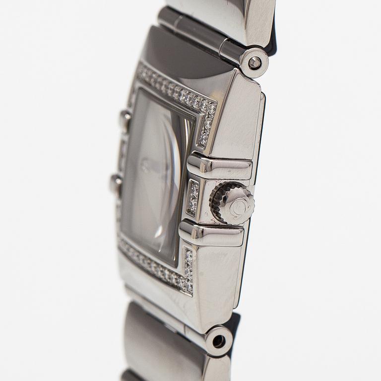 Omega, Constellation, Quadra, wristwatch, 21 x 24 mm.