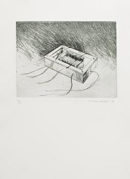 GERARD TITUS-CARMEL, mapp med 10 etsningar, sign o dat 1976, numr, 4/31.