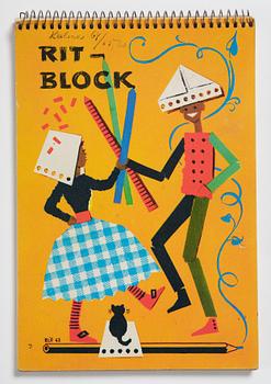 Lotte Laserstein, 3 skissböcker med blyertsteckningar.