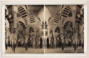 Åke E:son Lindman, Diptyk fotografi unik signerad a tergo.