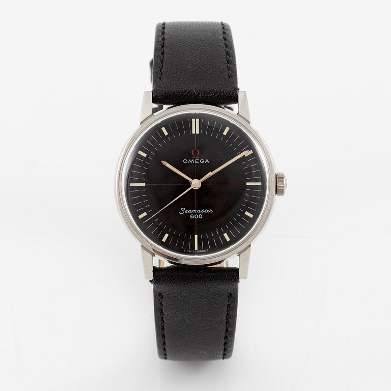 Omega, Seamaster 600, "Red Cross-Hair", wristwatch, 34 mm.