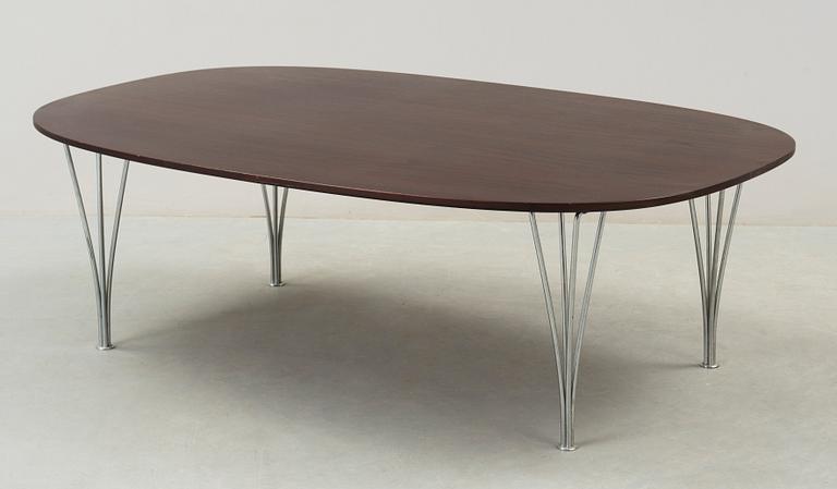 SOFFBORD, "Superellips" Design Bruno Mathsson och Piet Hein för Fritz Hansen. 1900-talets andra hälft.