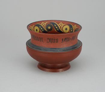 A Norwegian bowl. 19 th century.
