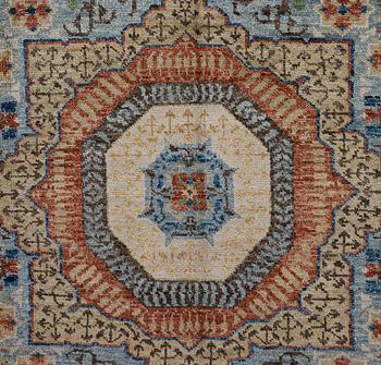 A carpet, Mamluk Design, ca 364 x 254 cm.