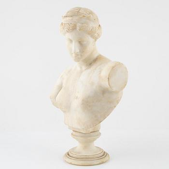 Sculpture, alabaster, circa 1900.