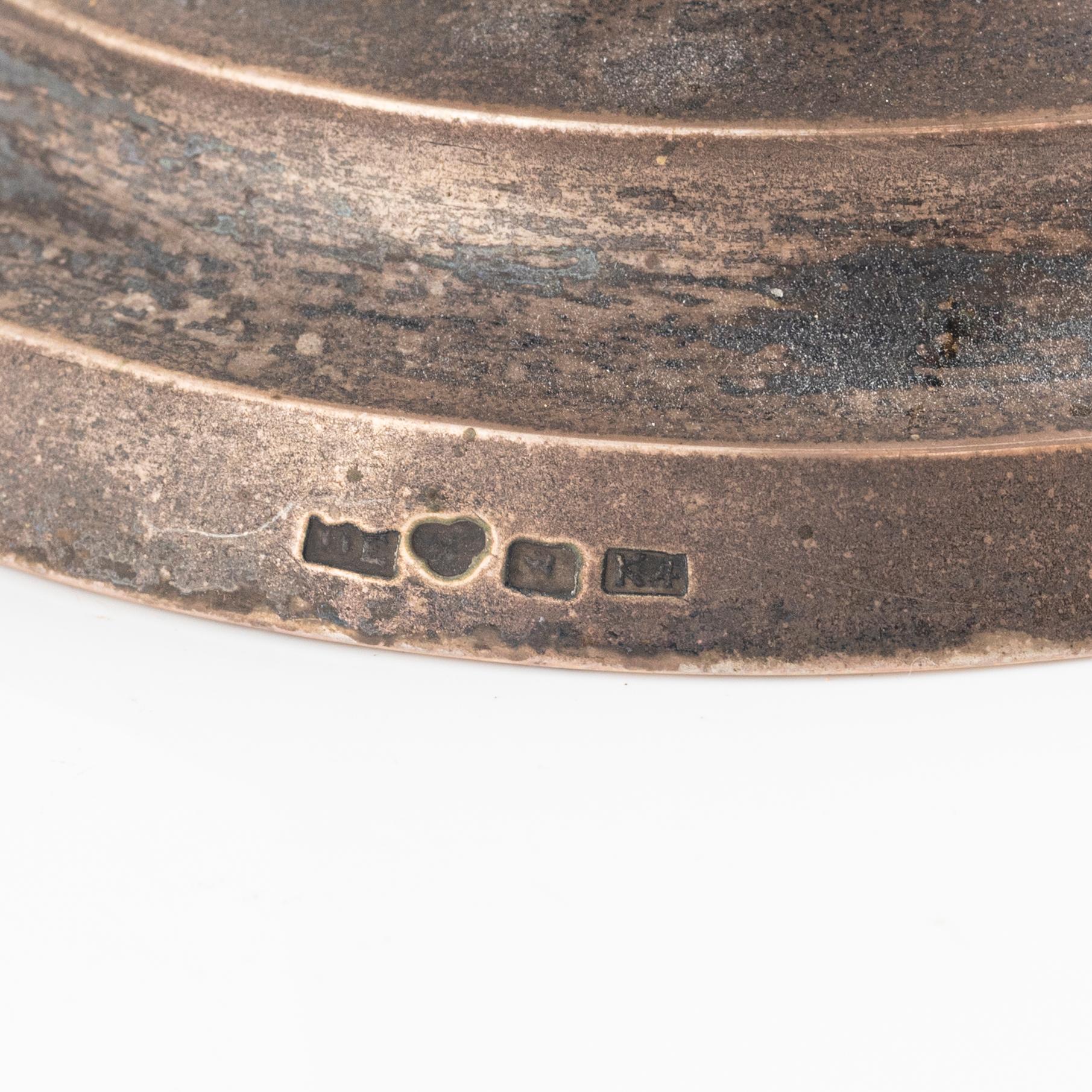 A Swedish silver bowl, mark of Daniel Eklund, Karlmar 1840.