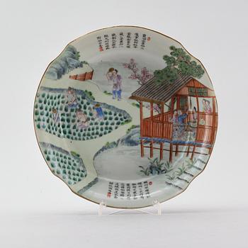 SKÅLFAT, porslin, Kina, 1800-tal.