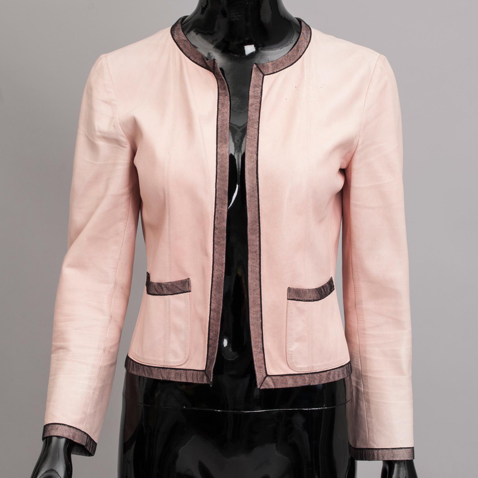 LÄDERJACKA, Chanel.