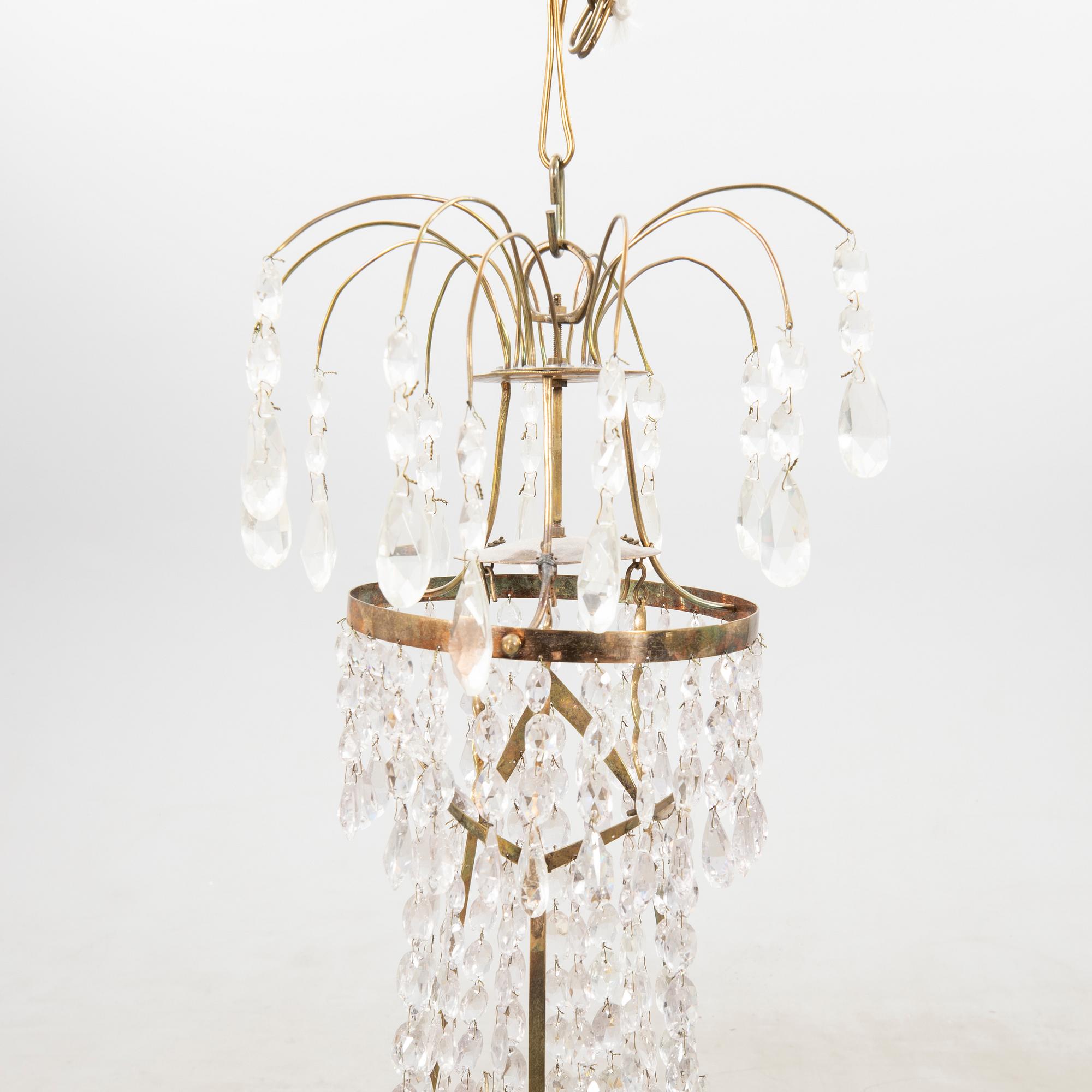 Chandelier late Gustavian around 1800.