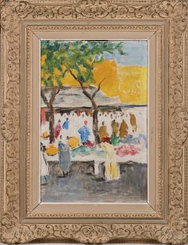 HUGO BACKMANSSON, oil on board, signed.