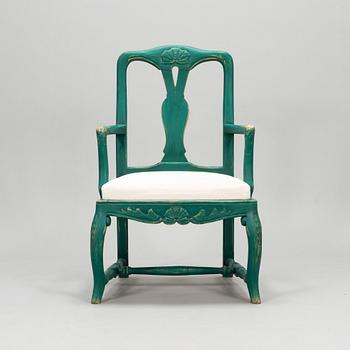 A rococo style armchair, first half of the 20th century.