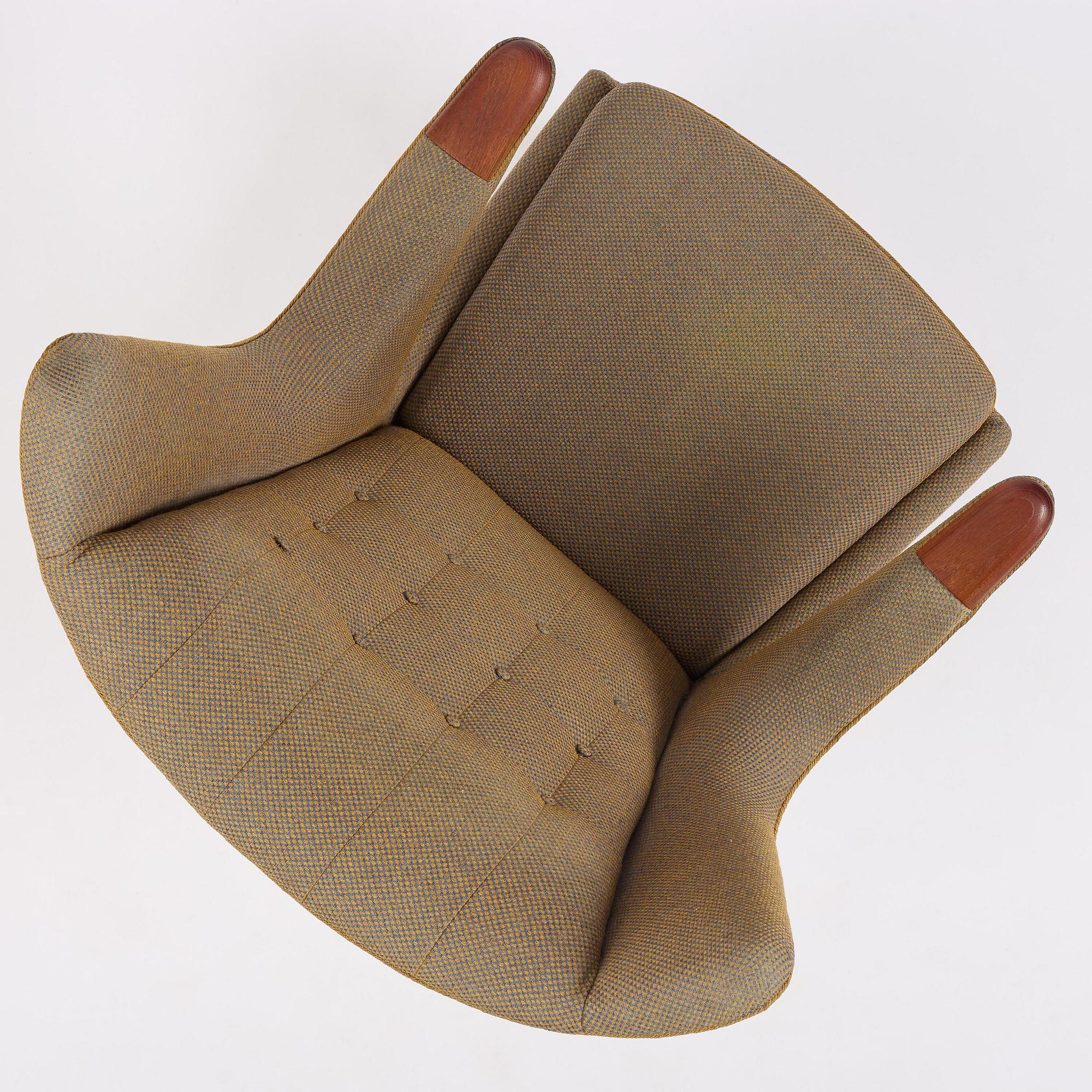 Hans J. Wegner, fåtölj, "Bamse", AP-stolen, Danmark, 1950-60-tal.