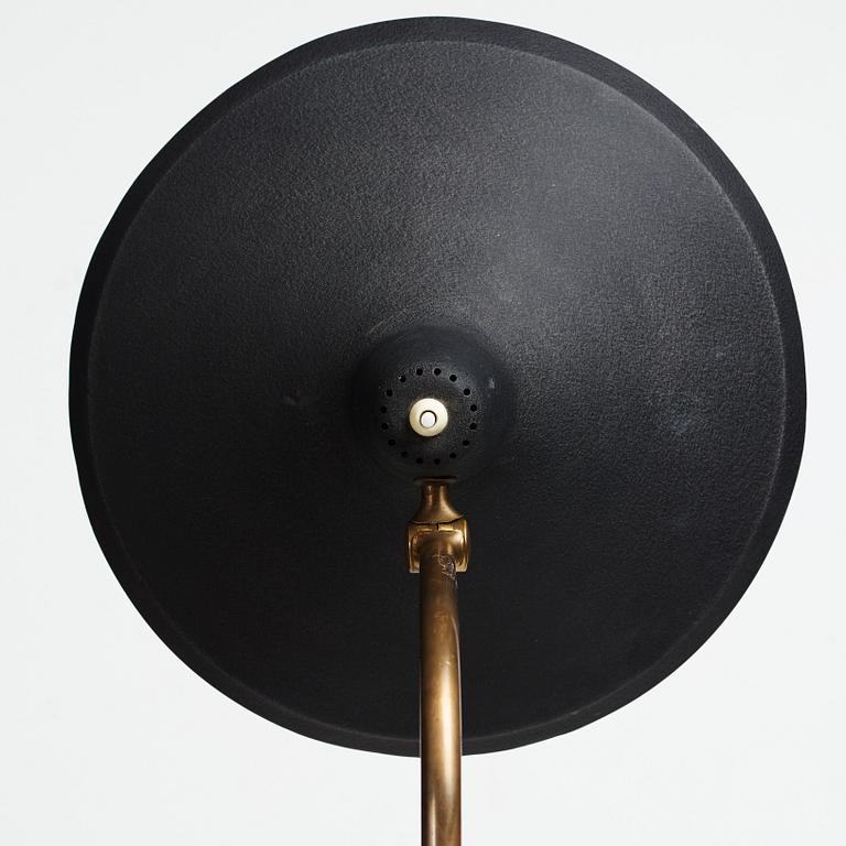 Greta Magnusson Grossman, a 1950´s brass and metal floor light, Bergbom's, Malmö, Sweden.