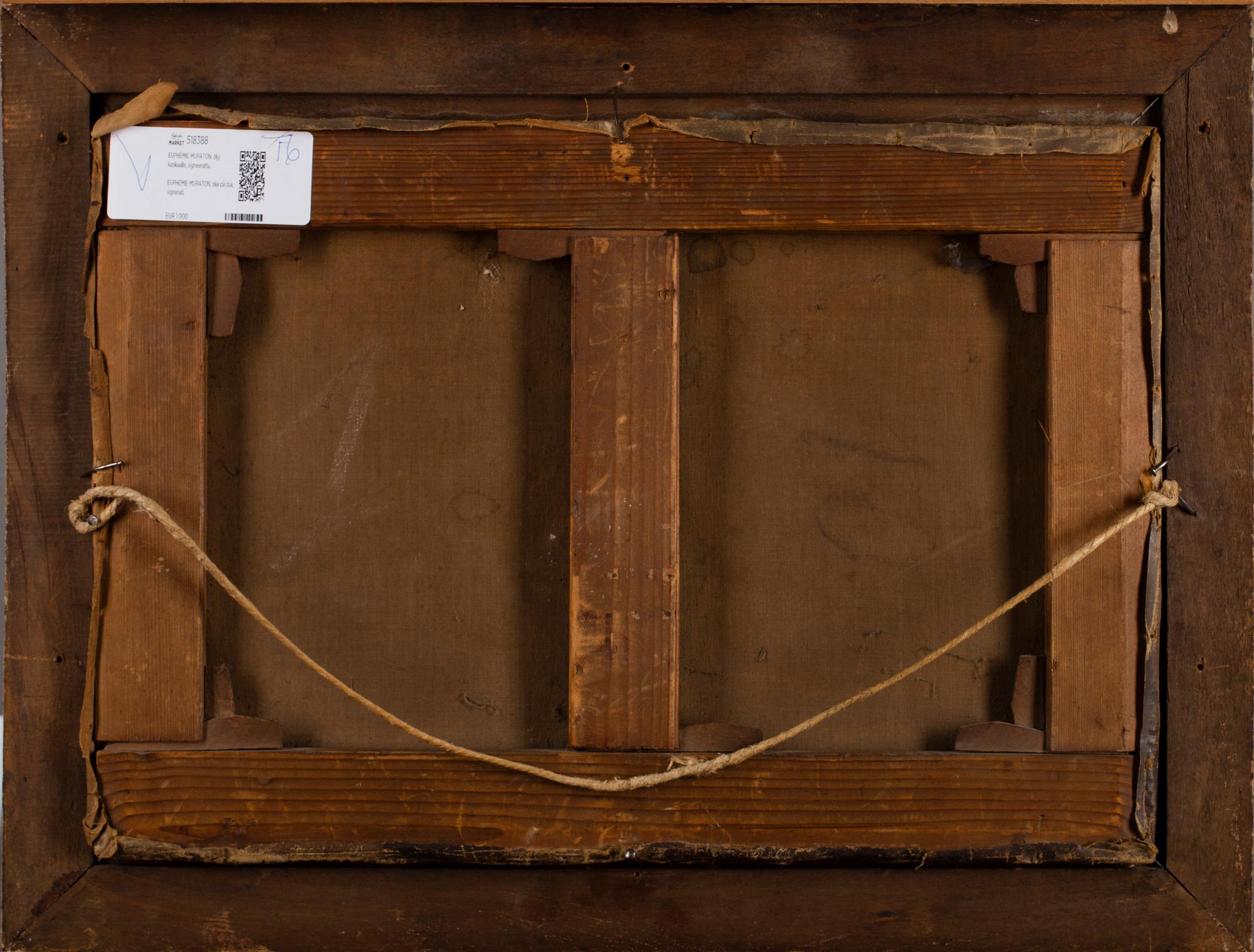 EUPHÉMIE MURATON, olja på duk, signerad.