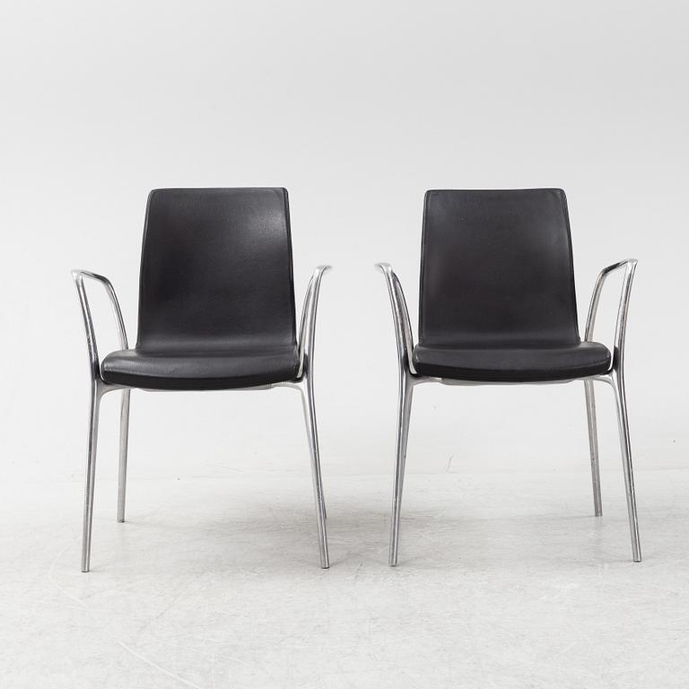 A set of five 'Gorka' armchairs by Jorge Pensi for Akaba.