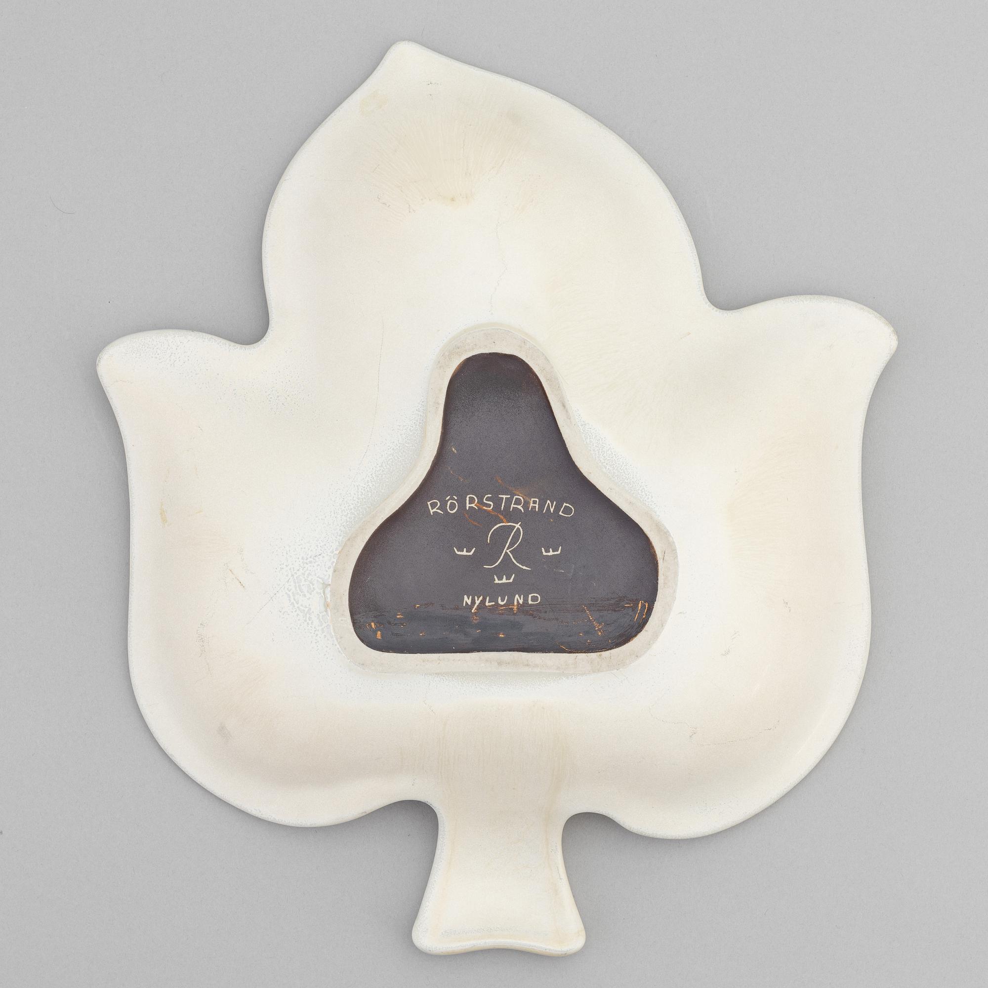 Gunnar Nylund, a stoneware dish, Rörstrand.