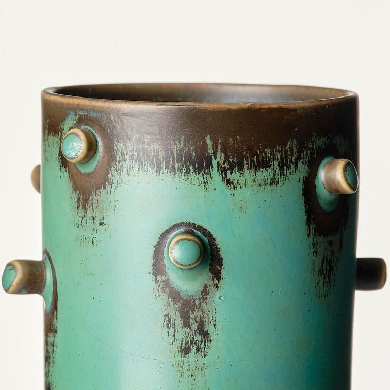 Stig Lindberg, a stoneware vase, Gustavsberg Studio, ca 1960.