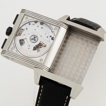 JAEGER LECOULTRE, Reverso Squadra, wristwatch, Chronograph, 50 x 34 mm.