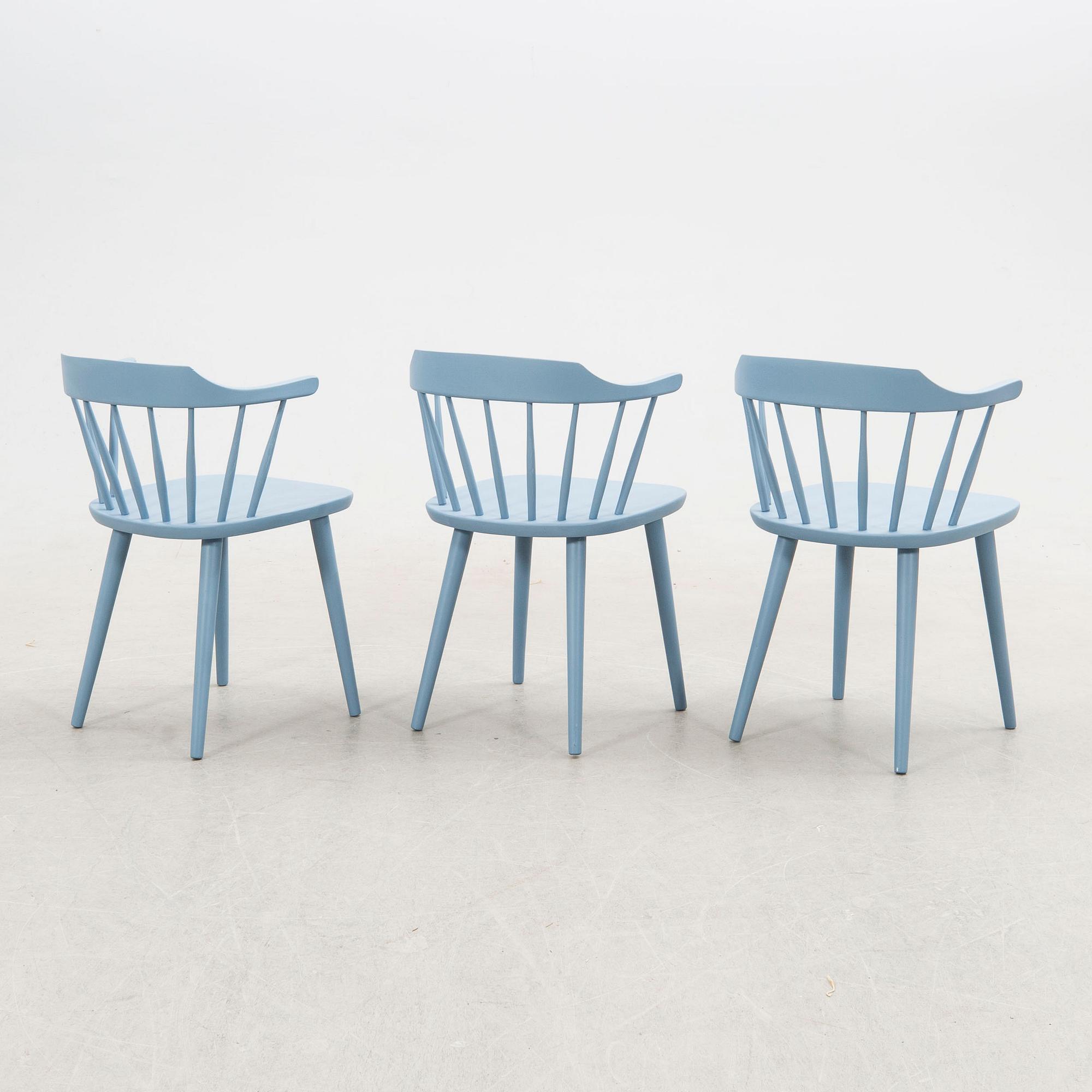 Yngve Ekström, Armchairs 3 pcs "Småland Bistro" second half of the 20th century.