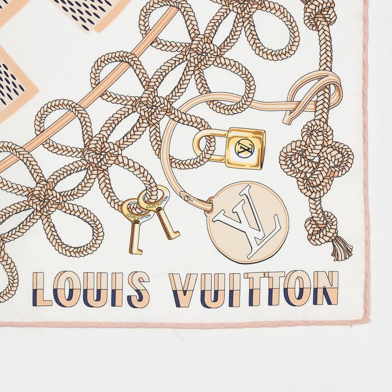 Louis Vuitton, a silk twill scarf, 2023.