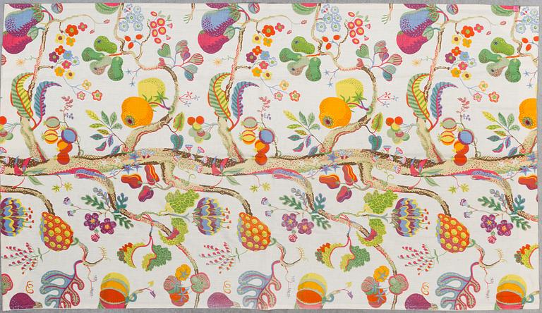 JOSEF FRANK, gardiner, 3 st, linne, "Vegetable Tree", Svenskt Tenn.