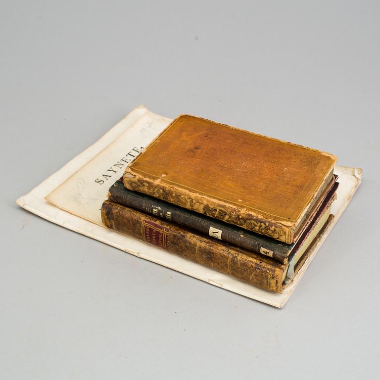 BÖCKER/HÄFTEN, 5 st, bl a om religion, Spanien, 1700-1800-tal.