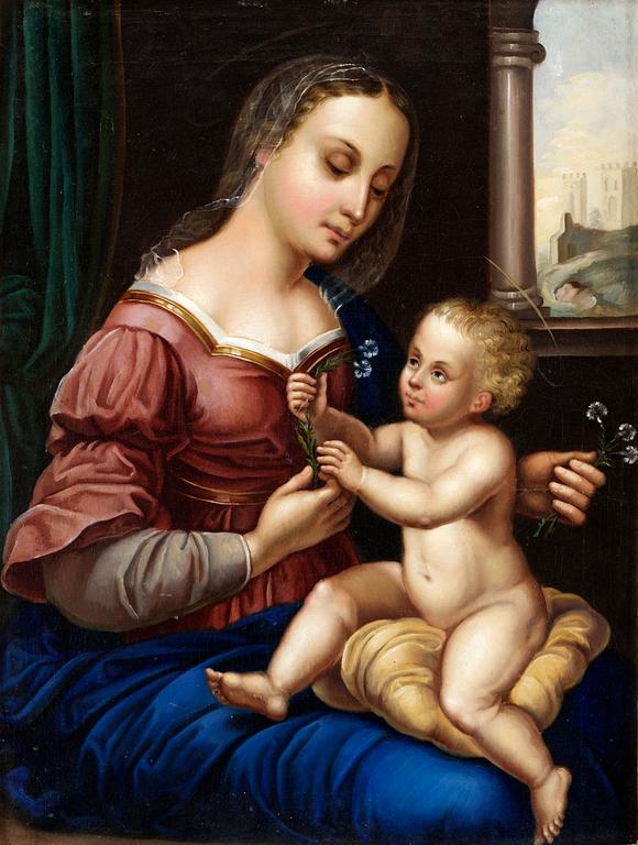 Jungfru Maria med jesusbarnet.