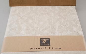 DUK, linnedamast, "Dolmen", Fergusons Irish Linen. 183 x 229 cm.