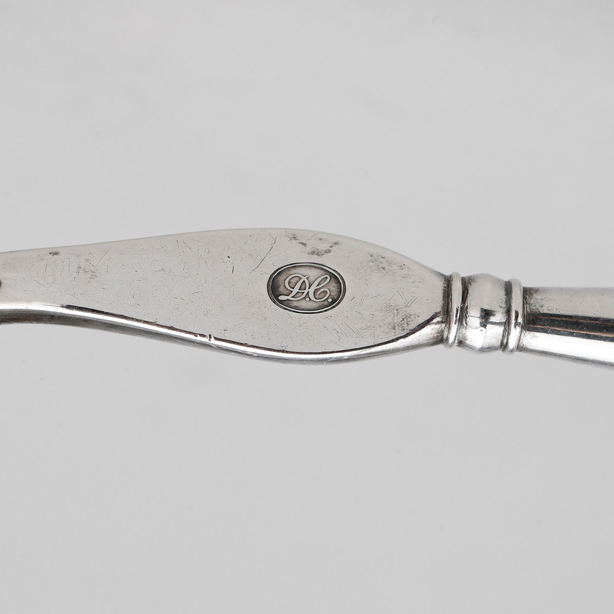 SOPPSLEV, silver, Lars Petter Malm, Eskilstuna 1845.