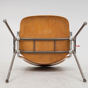 Giancarlo Piretti, four chairs, Castelli, Italy.