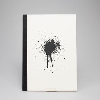 PIERRE OLOFSSON, graphic portfolio with 5 etchings, one of which handcoloured with bodycolour. Edition 78/100.