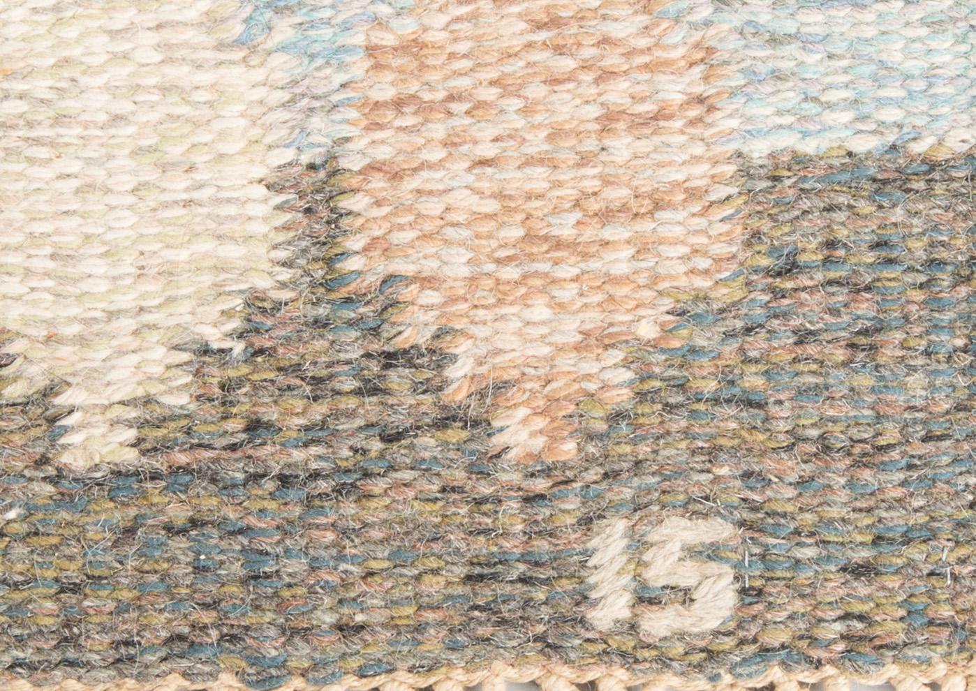 MATTA, rölakan, signerad IS (Ingegerd Silow). Ca 242 x 165 cm.