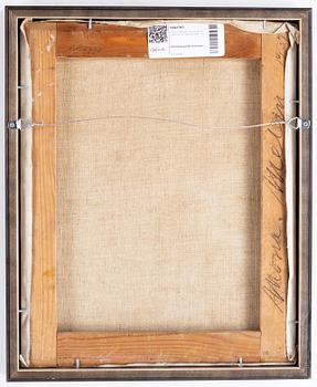 Mona Lodström, oil on canvas, signed and dated 1936.