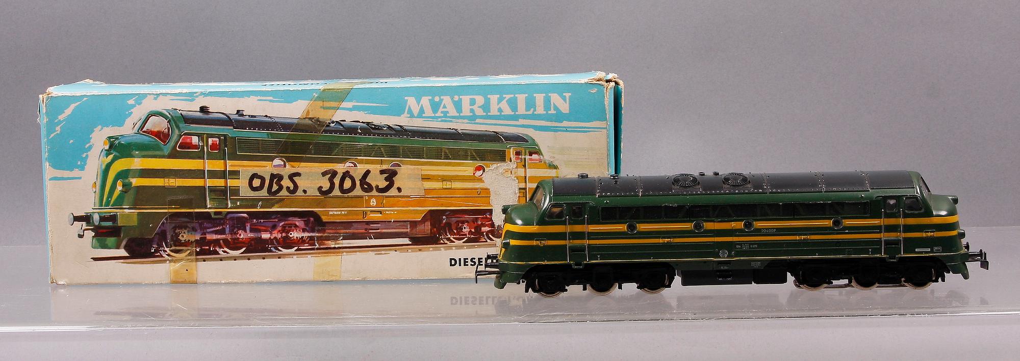 PARTI MODELLTÅG, 14 delar, Märklin.