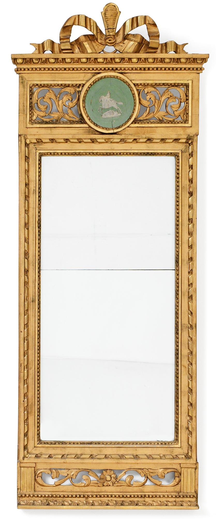 A late Gustavian mirror.