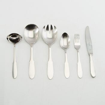 Georg Jensen, Cutlery service, 33 pieces, stainless steel, "Mitra", Denmark.
