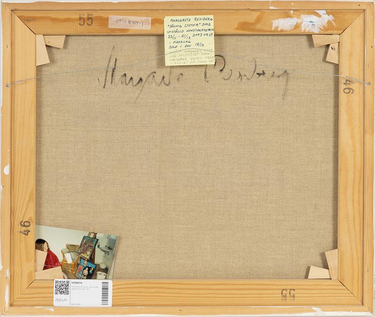 Margareta Renberg, oil on canvas, signed verso.