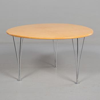 SOFFBORD, "Trisuperellips", Bruno Mathsson & Piet Hein, Mathsson International, formgivet 1964.