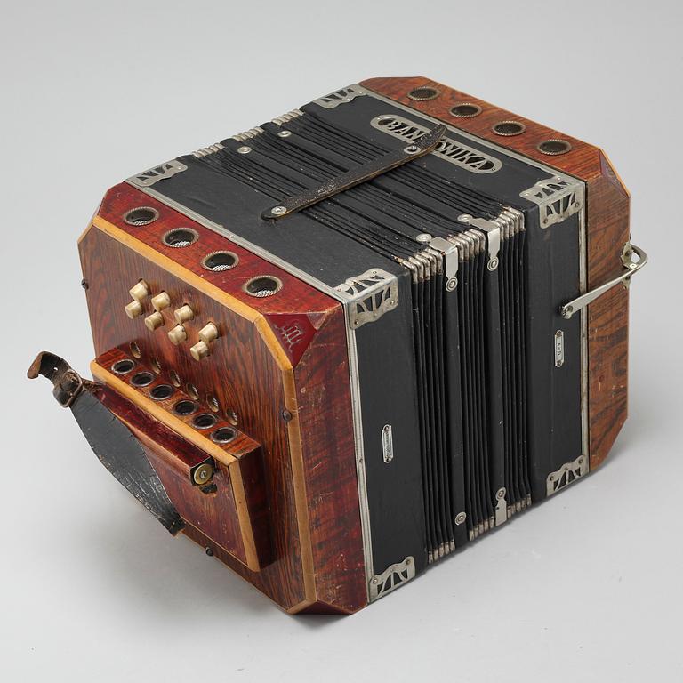 BANDONEON/BANDONIKA CONCERTINA, instrument, 1920/30-tal.