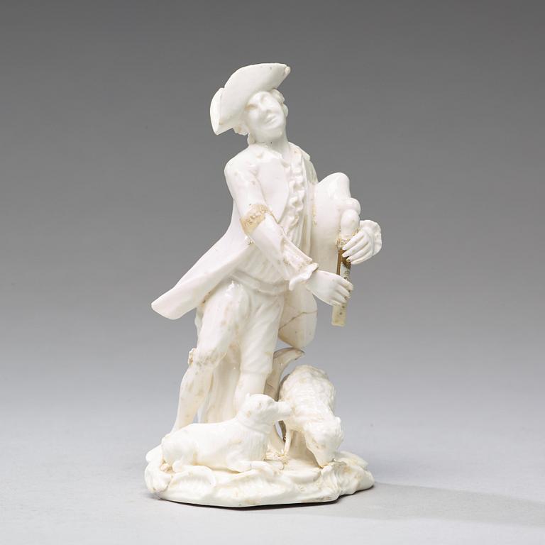 FIGURIN, mjukt porslin. Marieberg, Stens period (1769-1788).